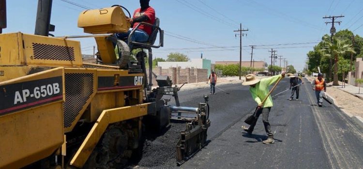 Presenta 80% de avance pavimentación de la Yocupicio