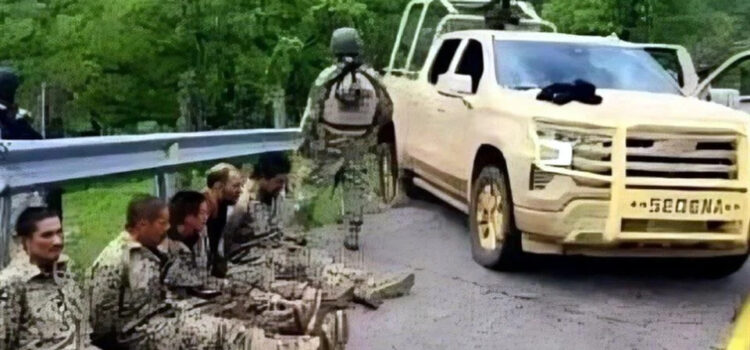 Detienen a cinco sicarios con uniformes y camionetas clonadas del Ejército en Sonora