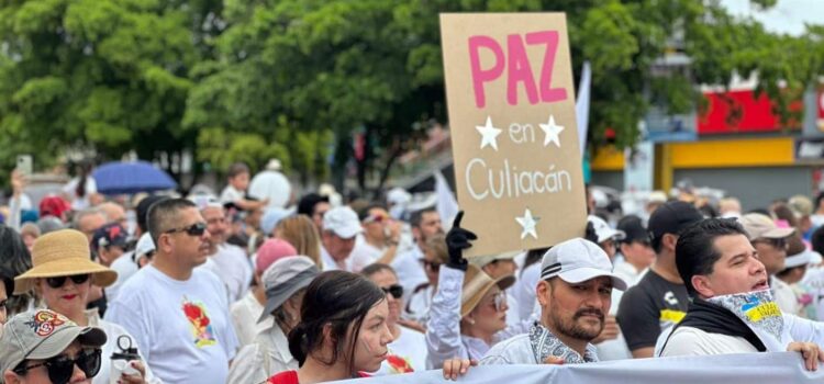 Culiacán clama por paz: miles de ciudadanos marchan contra la violencia