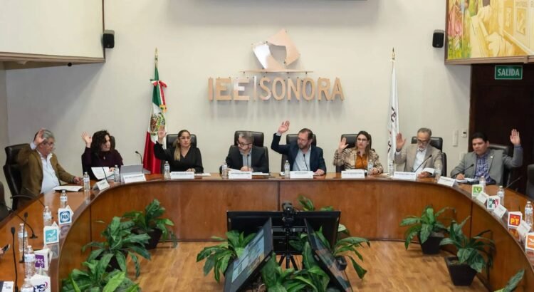 Designa IEEyPC presupuesto para partidos políticos en Sonora