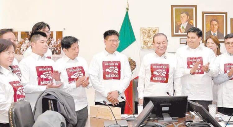 Sostiene el Gobernador encuentro con ejecutivos de empresa taiwanesa
