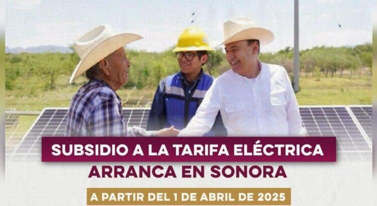 ¡Sonorenses tendrán subsidio para este verano 2025! Firman convenio con CFE