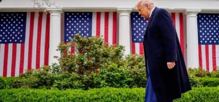 Baja nivel de aprobación ciudadana de Trump
