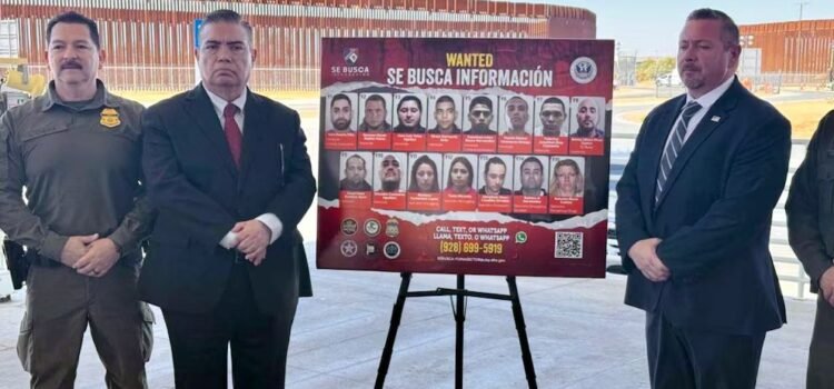 Lanzan nueva lista de 15 criminales prioritarios para México y EEUU; operan entre Sonora y Arizona
