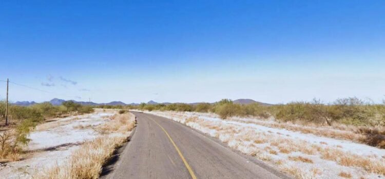 Rehabilitan tramos carreteros en Sonora