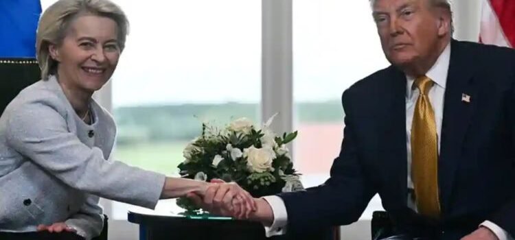 Llegan Estados Unidos y la Unión Europea a acuerdo comercial Llegan Estados Unidos y la Unión Europea a acuerdo comercial