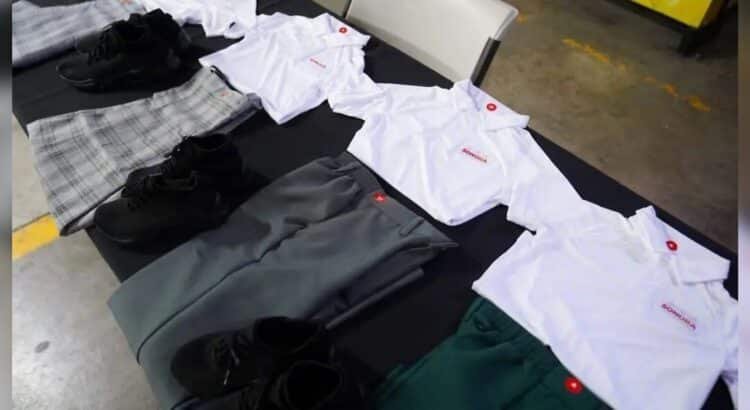 Programa de entrega de uniformes escolares gratuitos en Sonora alcanza 62% de avance
