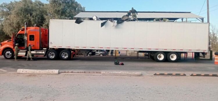 Ejército decomisa más de una tonelada de cocaína con rayos gamma en Sonora